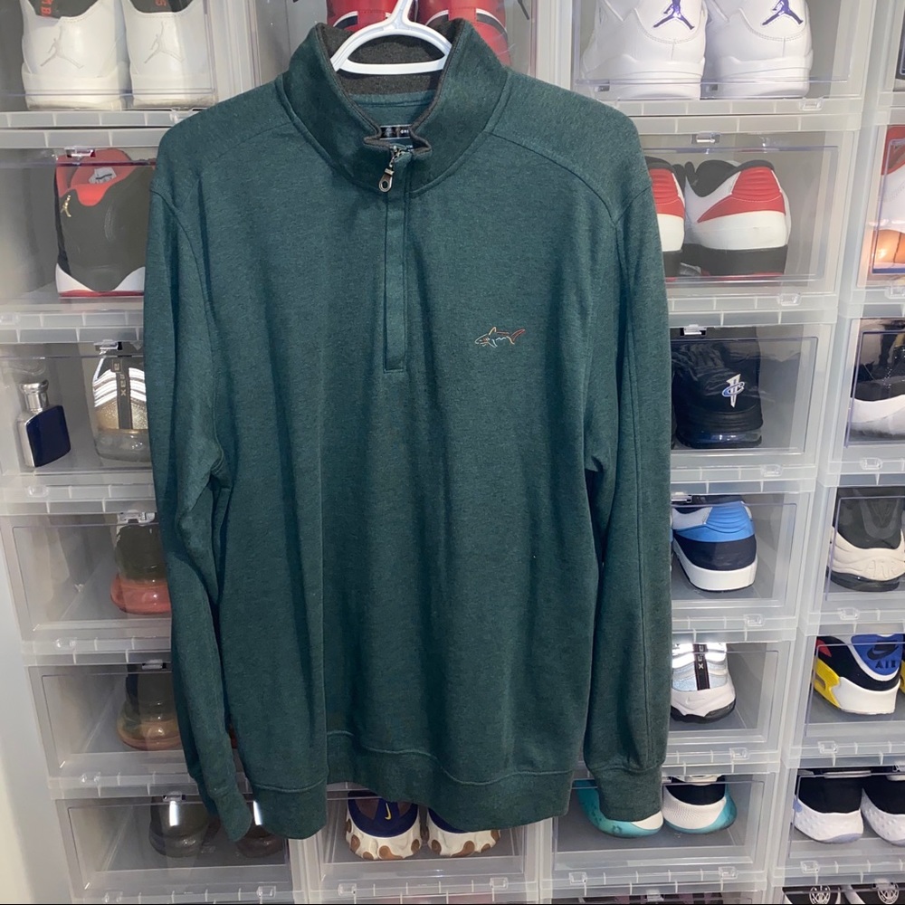 GREG NORMAN Performance Stretch Micro 1/4-Zip